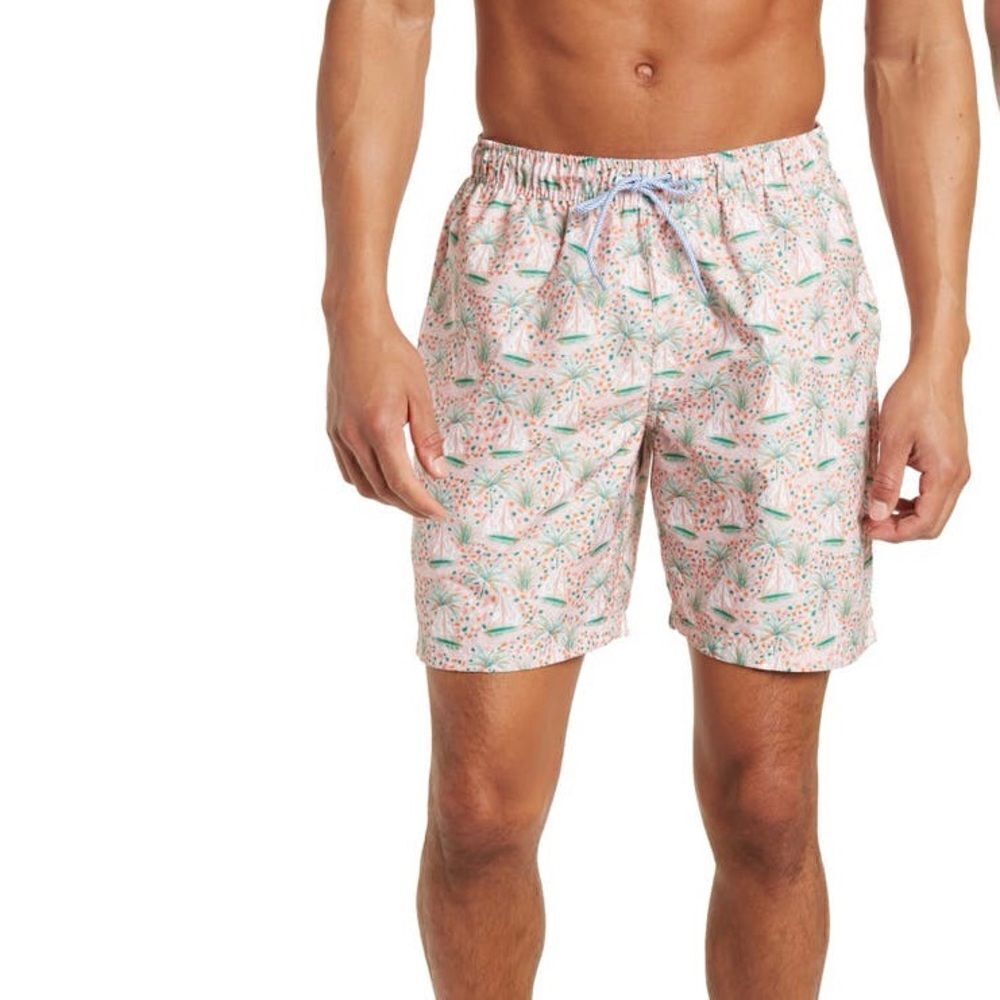 TailorByrd Boats Print Swim Trunks